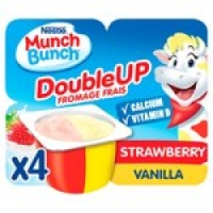 Munch Bunch Double Up Strawberry & Vanilla Fromage Frais £1.50
