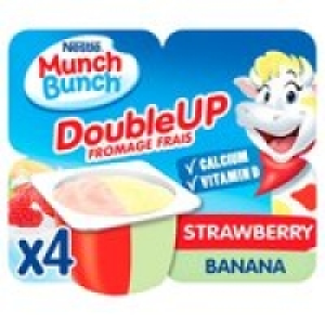 Munch Bunch Double Up Strawberry & Banana Fromage Frais £1.50
