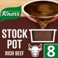 Morrisons  Knorr Rich Beef Stock Pot 8 x 28g