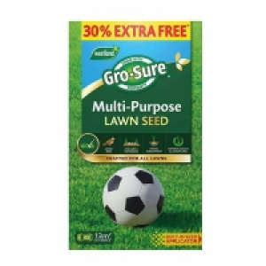 Gro-Sure Multi Purpose Lawn Seed - 13m2 £2.50