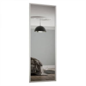 Ellipse Sliding Wardrobe Door 1 Panel Mirror with Aluminium  £251.62
