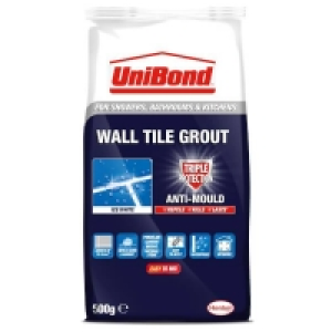 UniBond Triple Protection Anti-Mould Wall Tile Grout - Ice W