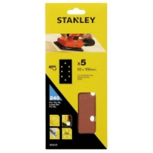 Stanley 1/3 Sander Sheets 240G Hook & Loop Sanding Sheets -  £7.00