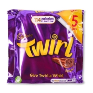 Poundstretcher  CADBURY TWIRL CHOCOLATE 5 PK