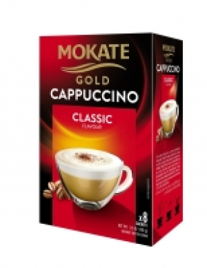 MOKATE GOLD CAPPUCCINO CLASSIC 8 SACHETS £0.99