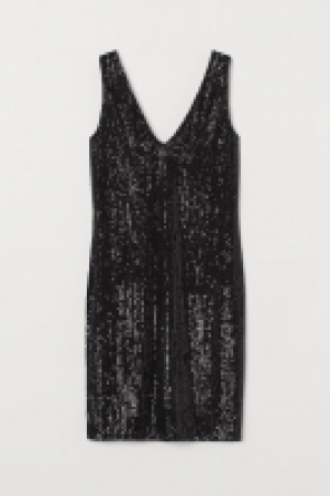 V-neck sequined dress £18.00
