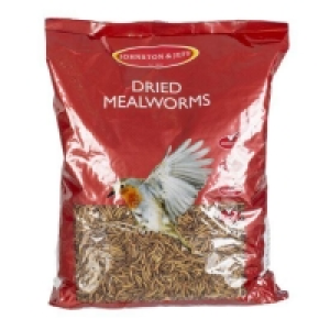 Johnston & Jeff Dried Mealworms - 1kg £14.99