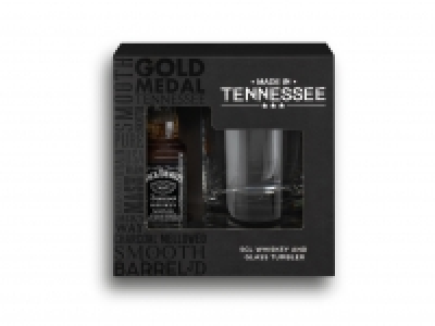 Jack Daniels Bottle & Glass Tumbler Gift Set