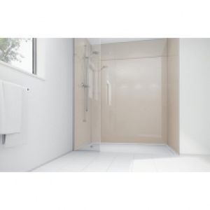 Mermaid Latte Acrylic 3 sided Shower Panel Kit 900mm x 900mm £1,187.00