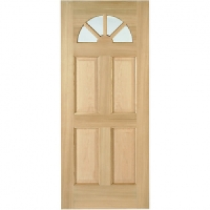 Wickes Carolina External Oak Door Glazed 4 Panel 1981 x 762m £250.00