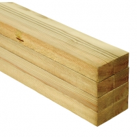Wickes  Wickes Treated Sawn Timber - 25 x 38 x 2400mm - Pack of 8