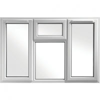 Wickes  Euramax Bespoke uPVC A Rated STFS Casement Window - White 23