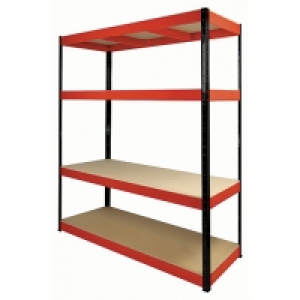 Wickes  Rb Boss Shelf Kit 4 Wood Shelves - 1800 x 1600 x 600mm 300kg