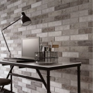 Porcelain Seven Tones Grey Brick Wall Tiles - 250 x 60mm