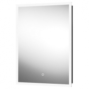 Wickes  Lyttleton Colour Changing Recessed Matt Black LED Mirror Cab