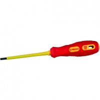 Wickes  Wickes VDE 4mm Soft Grip Slotted Screwdriver - 100mm