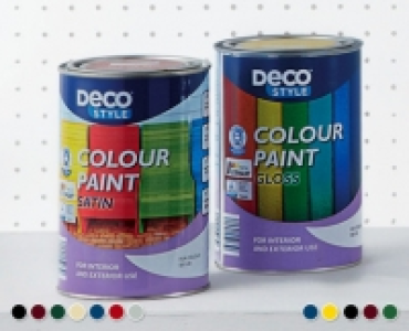 Satin/Gloss Colour Paint