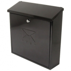 Sterling Contemporay Post Box - Black &pound;35.00