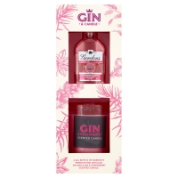 Iceland  Gin & Candle - Gordons Pink & Strawberry Scented Candle
