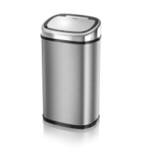 RobertDyas  Tower 58L Square Sensor Bin - Silver