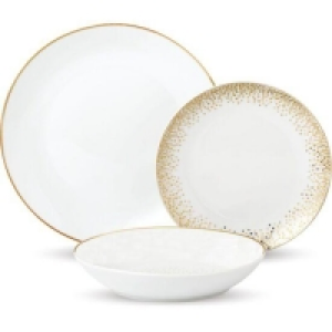 RobertDyas  12 Piece Celebration Dinner Set - Gold