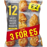 Iceland  Iceland 12 (approx.) Spicy Cheese Crispy Nuggets 240g