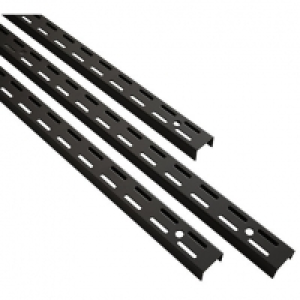 Twin Slot Upright Matt Black 1981mm £8.50