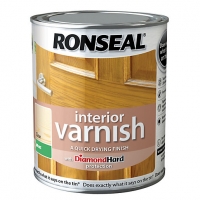Wickes  Ronseal Interior Varnish - Matt Clear 750ml