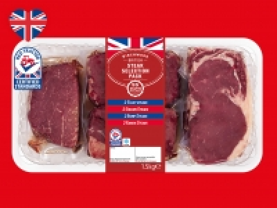 Lidl  Birchwood British Beef Steak Selection Pack