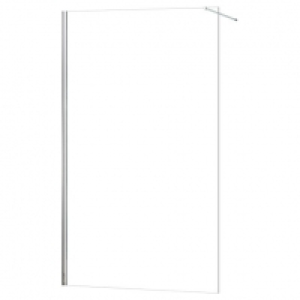 Nexa By Merlyn 8mm Chrome Frameless Wet Room Shower Screen O