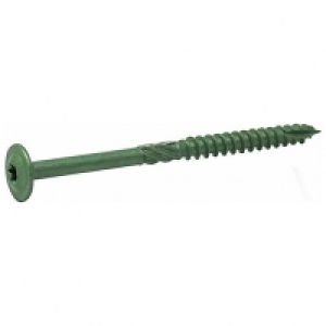 Wickes  Wickes Timber Drive Tx Washer Head Green Screw - 7x100mm Pac