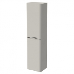Wickes Malmo Light Grey Wall Hung J Pull Tower Unit - 1600 x