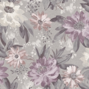 Arthouse Painted Dahlia Heather Wallpaper 10.05m x 53cm