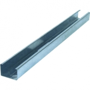 Wickes  Knauf Galvanised Metal C-Stud - 0.55mm x 50mm x 2.7m