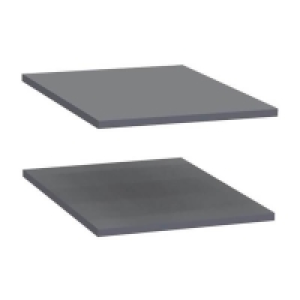 Fitted Bedroom Single Wardrobe Shelf - Grey x 2 £25.00