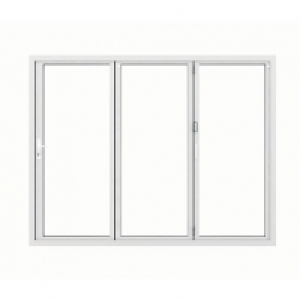 Jci Aluminium Bi-fold Door Set White Left Opening 2090 x 239