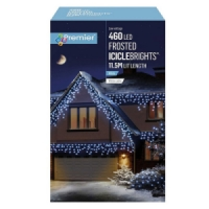 Partridges Premier Decorations Premier 460 LED Multi Action IcicleBright Lights 11.5m Lit L
