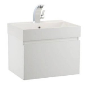 Bathstore Mino 600mm Basin & Wall Mounted Vanity Unit - Whit £100.00
