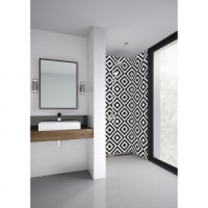 Mermaid Squares 3 Sided Acrylic Shower Panel Kit - 1200 x 90 £1,956.00