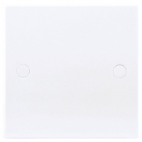 Wickes  BG Single Blanking Plate - 13A White