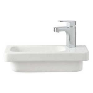 Homebase Vitreous China Bathstore Falcon 450mm Cloakroom Basin