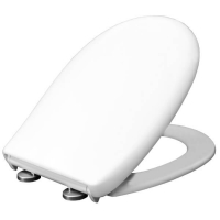 Homebase Ultrafix Fixings And Fitting Instru Bemis Classic Push N Clean Ultra-Fix White Toilet Seat