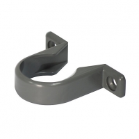 Wickes  FloPlast WS34G Solvent Weld Waste Pipe Clips - Grey 32mm Pac