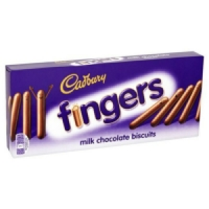 Poundstretcher  CADBURY CHOCOLATE FINGERS 114G