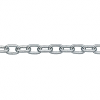 Wickes  Wickes Zinc Plated Steel Welded Chain - 7 x 28mm x2m