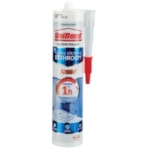 Wickes  UniBond Speed Kitchen & Bathroom Sealant Clear 291g