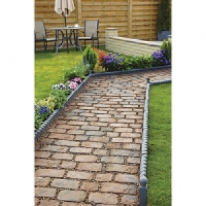 Wickes  Marshalls Antique Rope Textured Edging Stone - Midnight Blue