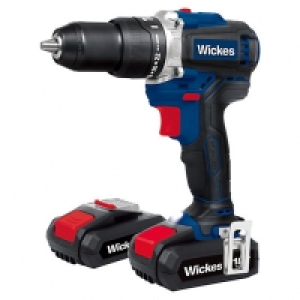 Wickes  Wickes 18V 2 x 2.0Ah Li-ion Cordless Brushless Combi Drill