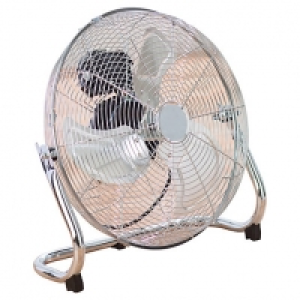 Wickes  Fine Elements 18 Inch Chrome Floor Fan