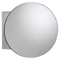 Wickes  Croydex Severn Circular Mirrored Bathroom Cabinet - 500 x 50